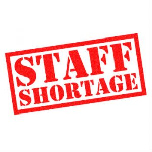 Major staff shortages in Hospitality and Retail sectors