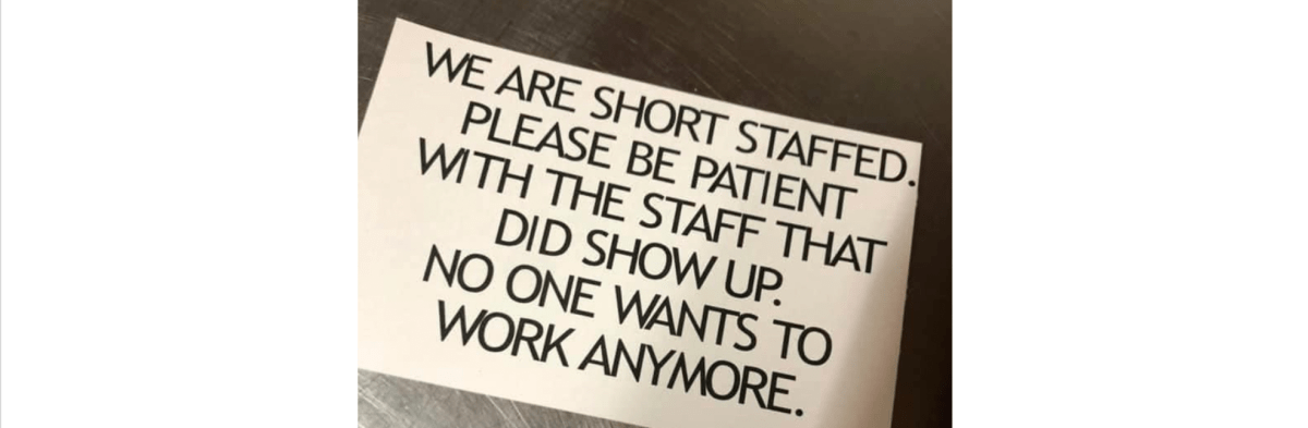 Staff Shortages – Are people looking for work?